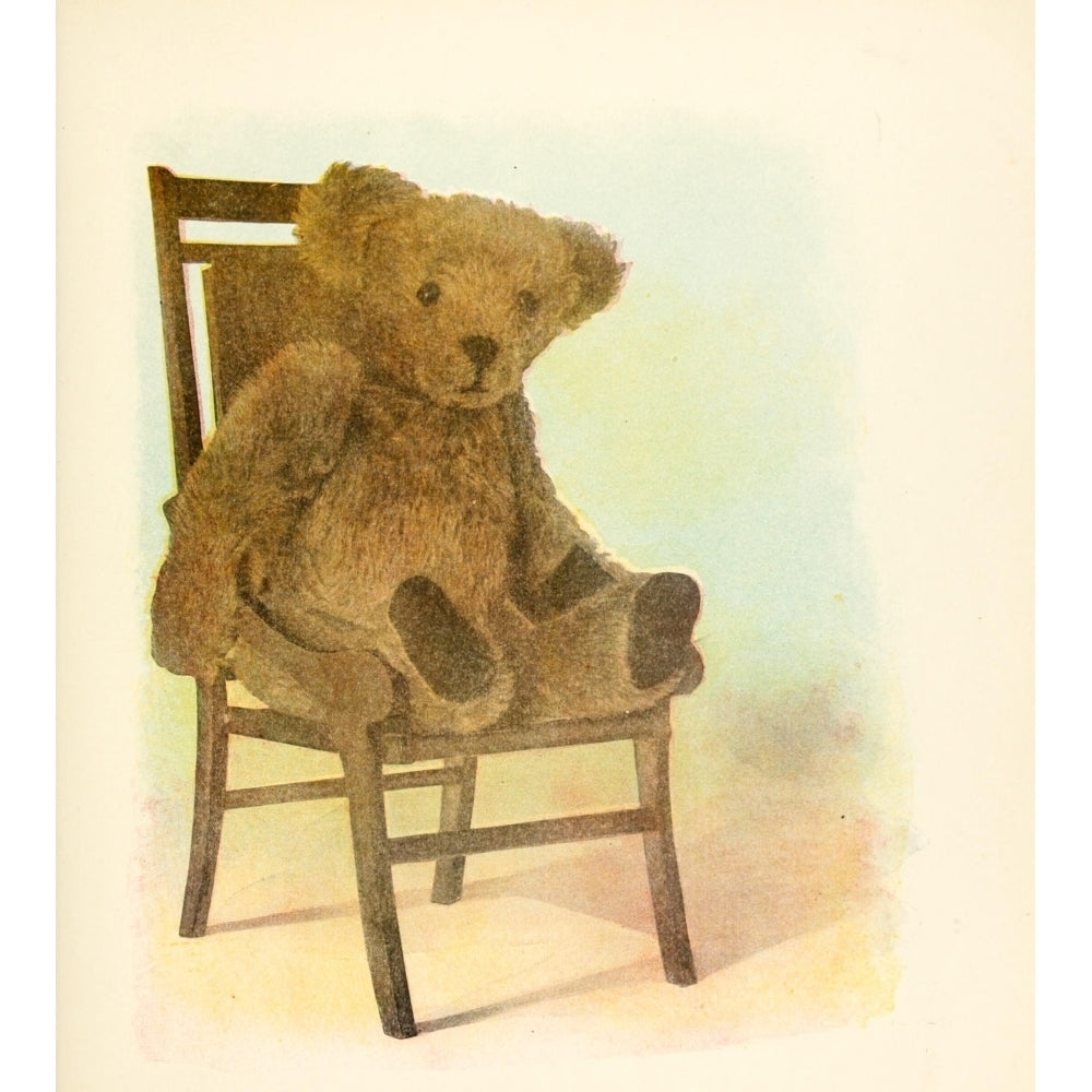 Mother Gooses Teddy Bears 1907 Chair Bear Poster Print by Frederick L. Cavally Image 1