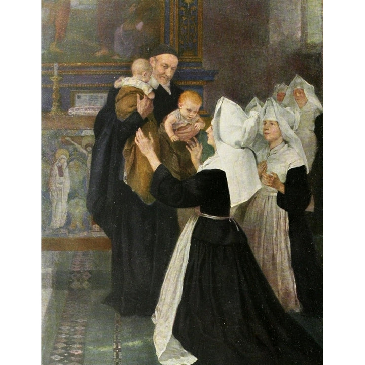 Christliche Kunst 7 1910 St. Vincent de Paul Poster Print by Gabriel Hackl Image 2