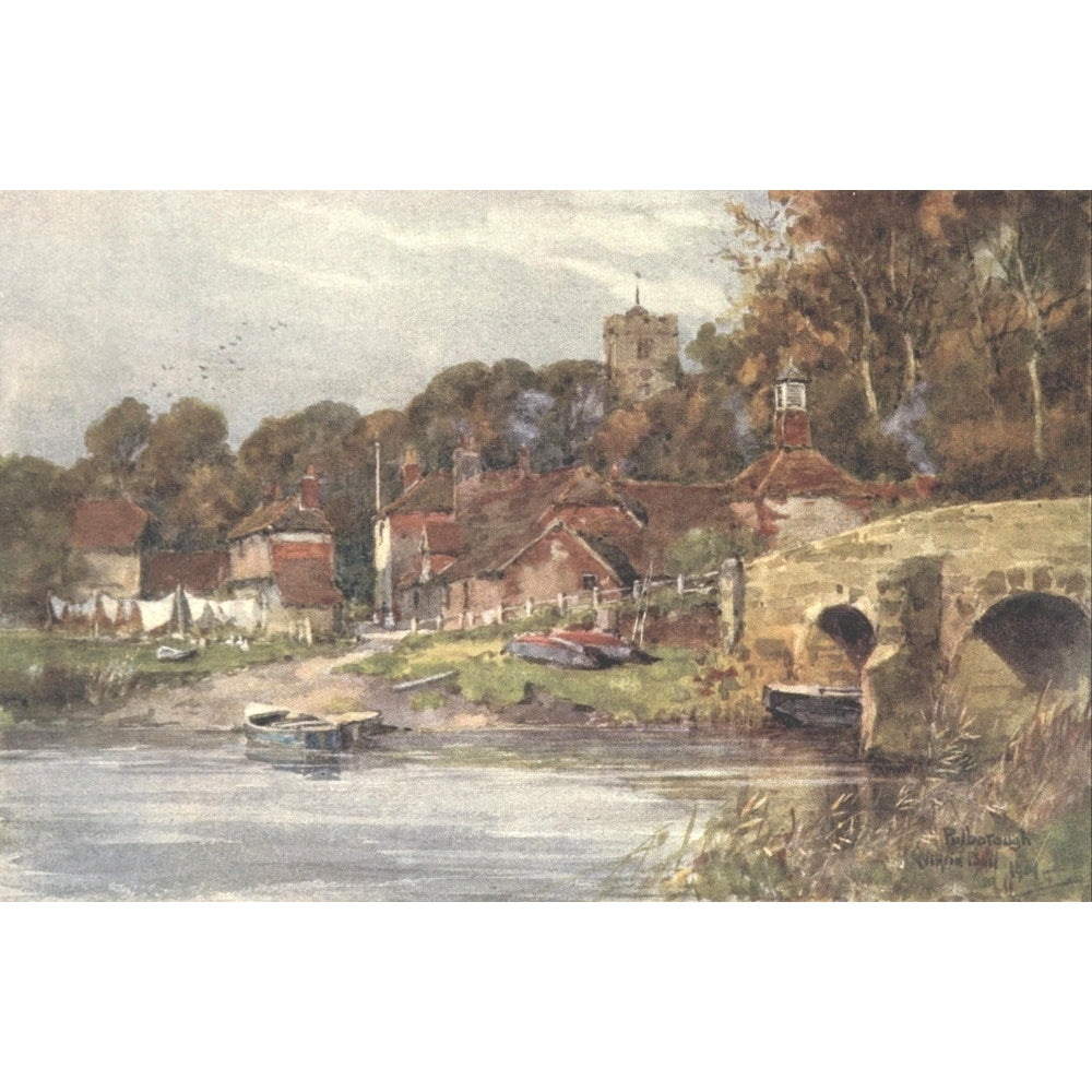 Sussex 1906 Pulborough Poster Print by Wilfrid Ball Image 1