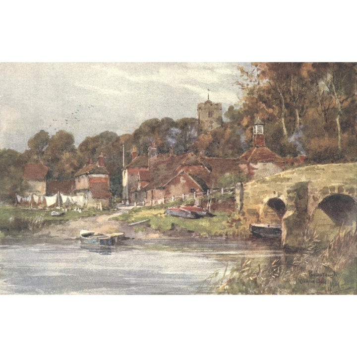 Sussex 1906 Pulborough Poster Print by Wilfrid Ball Image 2