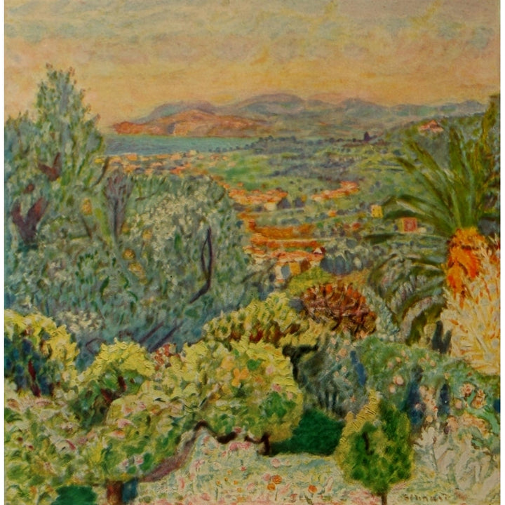 The Riviera 1923 Poster Print by Pierre Bonnard Image 1