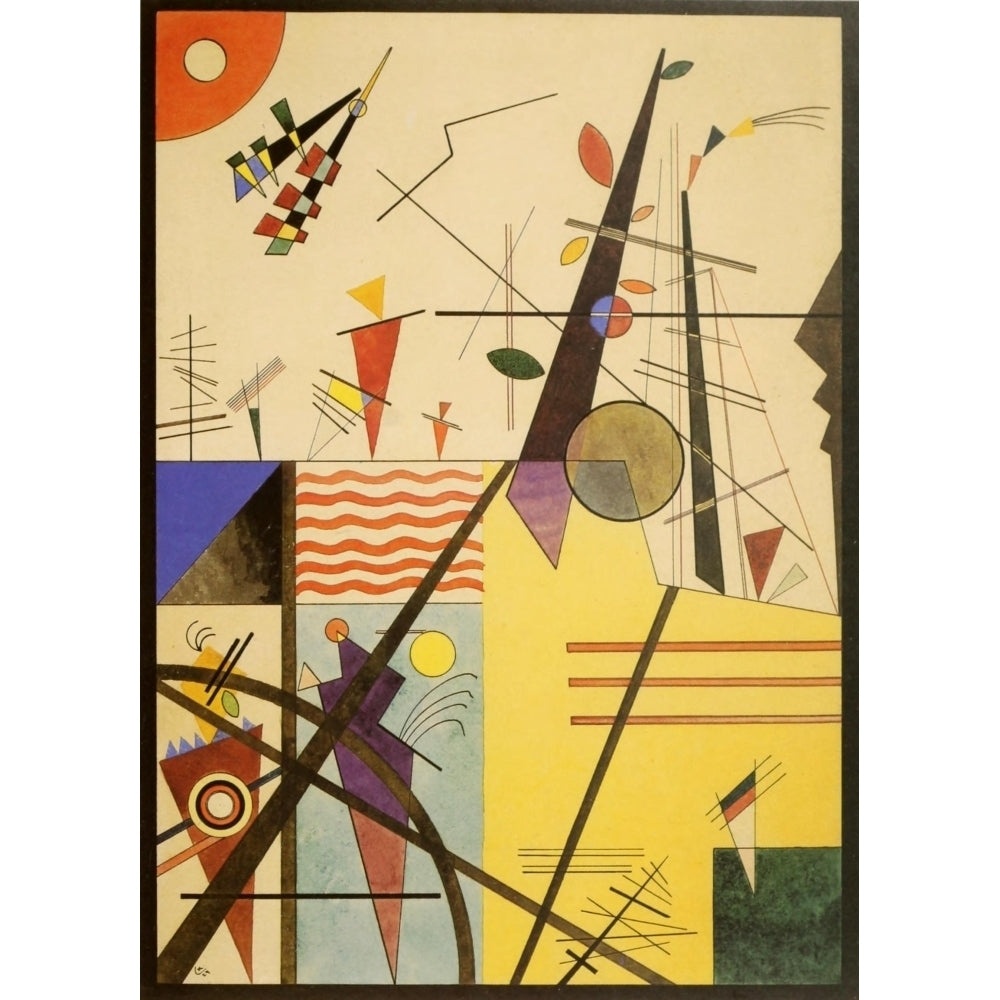 Bright Clarity 1924 Poster Print by Wassily Kandinsky Image 1