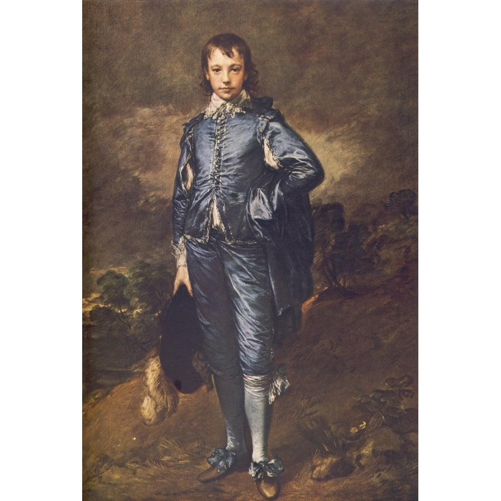 The Blue Boy The Worlds Greatest Paintings 1934 Poster Print by Thomas Gainsborough Image 1