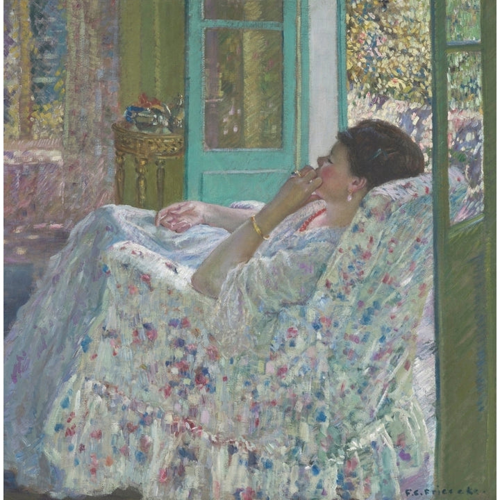 Afternoon Yellow Room Poster Print by Frederick C. Frieseke Image 1