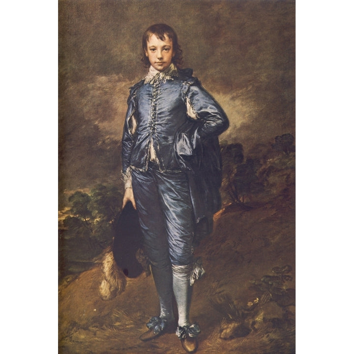 The Blue Boy The Worlds Greatest Paintings 1934 Poster Print by Thomas Gainsborough Image 2