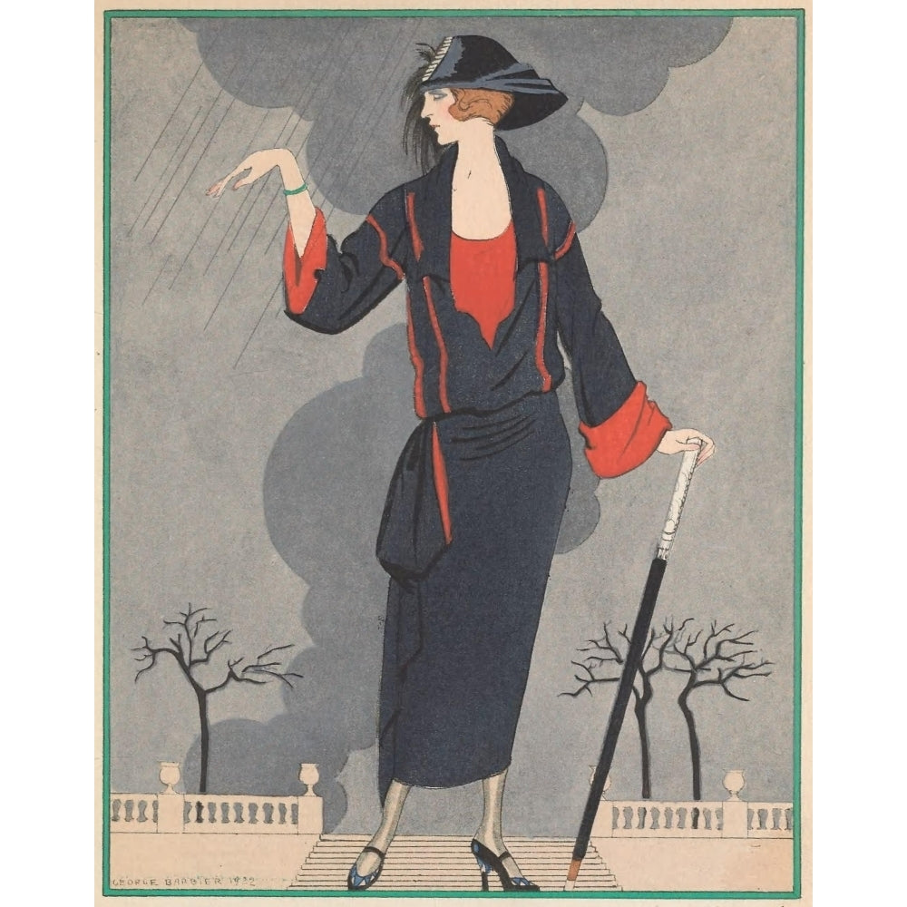 Gazette du Bon Ton 1922 LAverse Intempestive Poster Print by George Barbier Image 1