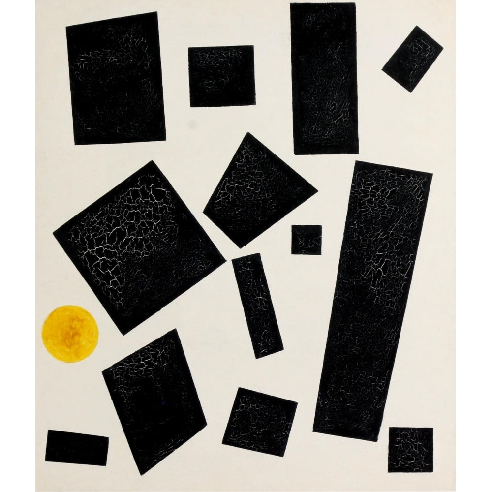 Suprematist Composition 1915 Poster Print by Kazimir Malevich Image 1