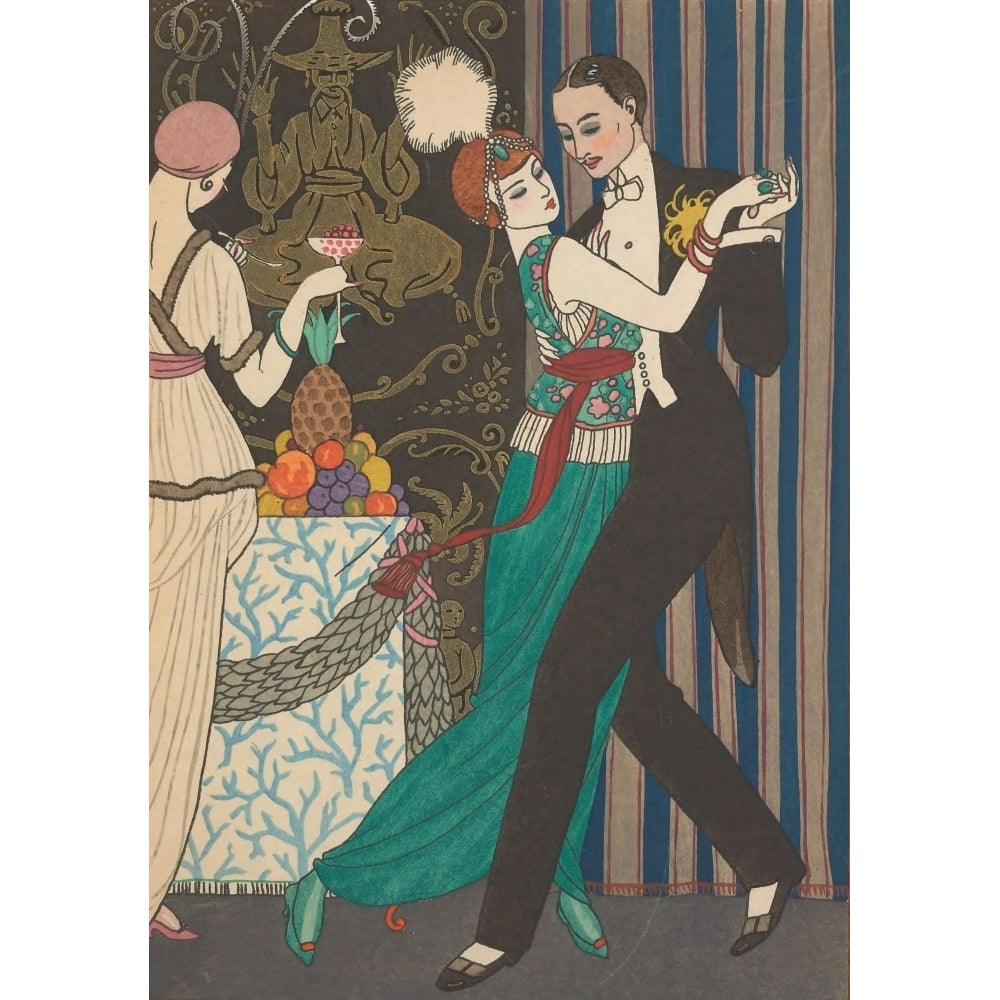 Modes et manieres daujourdhui 1912 La Danse Poster Print by George Barbier Image 1