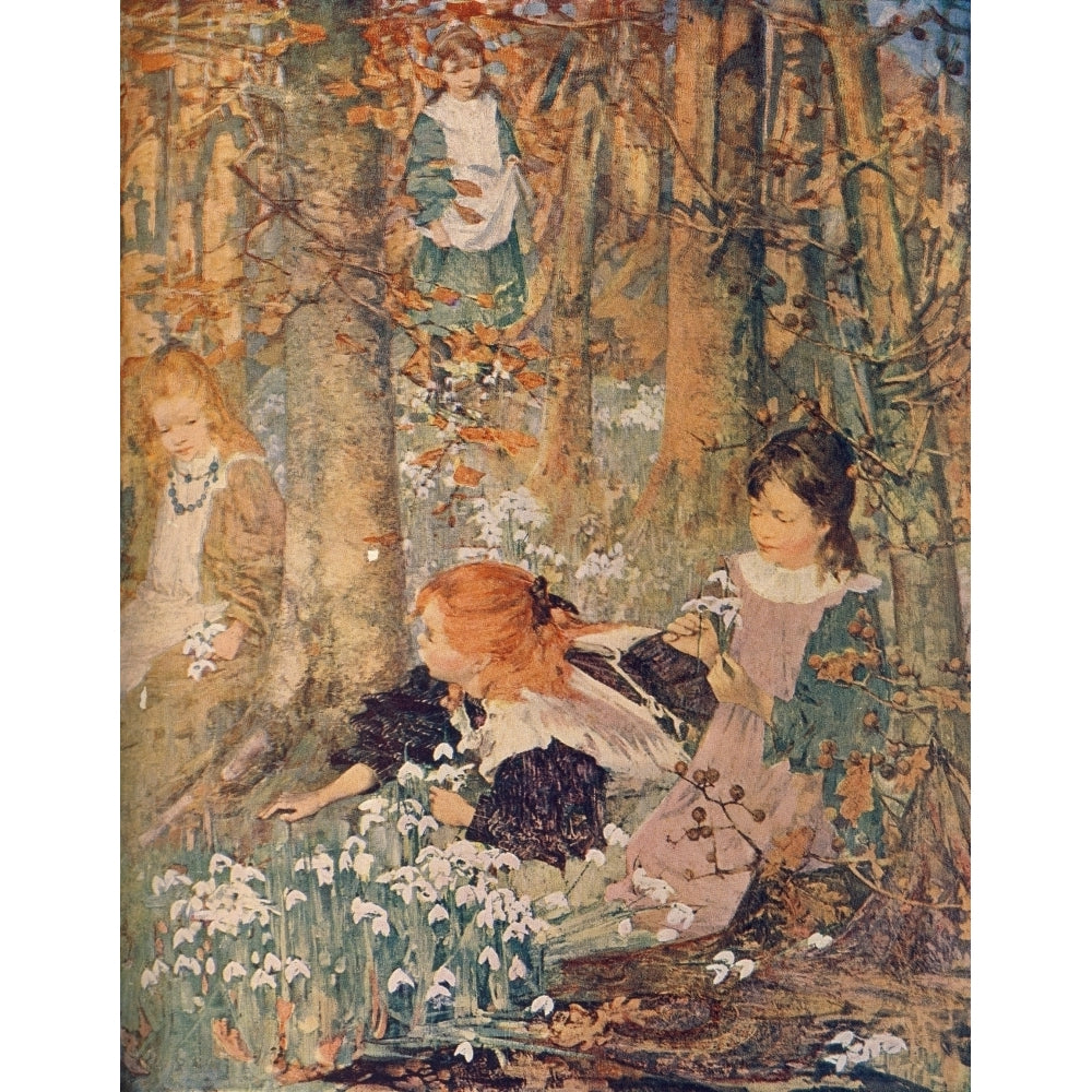 The Coming of Spring 1899 Poster Print by Edward Hornel Image 2