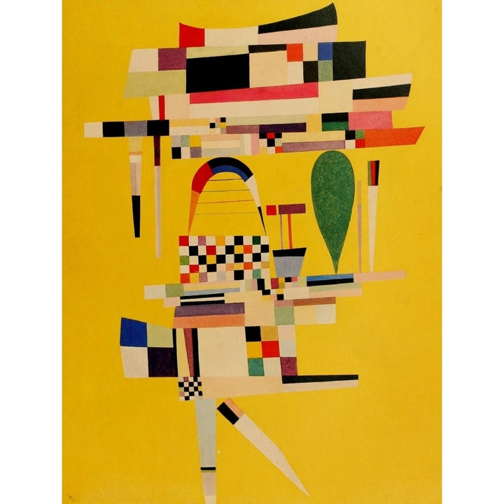 Yellow Canvas 1938 Poster Print by Wassily Kandinsky Image 2