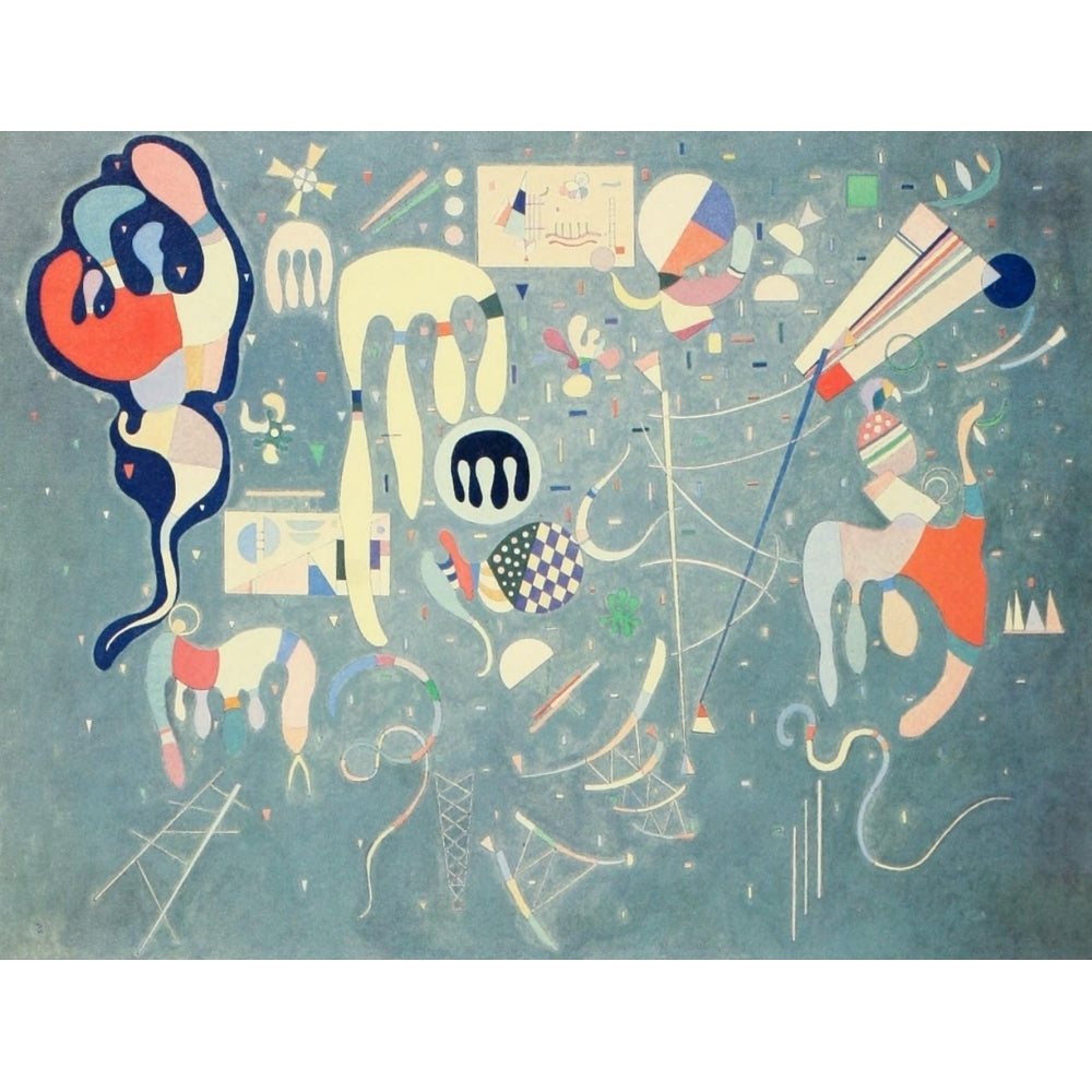 Various Actions 1941 Poster Print by Wassily Kandinsky Image 2