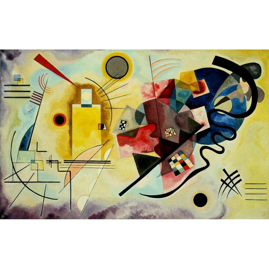 Yellow-Red-Blue 1925 Poster Print by Wassily Kandinsky Image 1