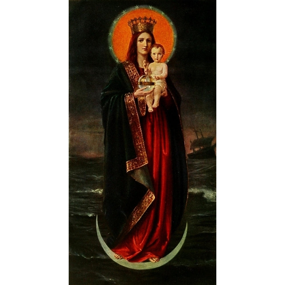 Christliche Kunst 9 1912 Stella Maris Poster Print by Georg Kau Image 2