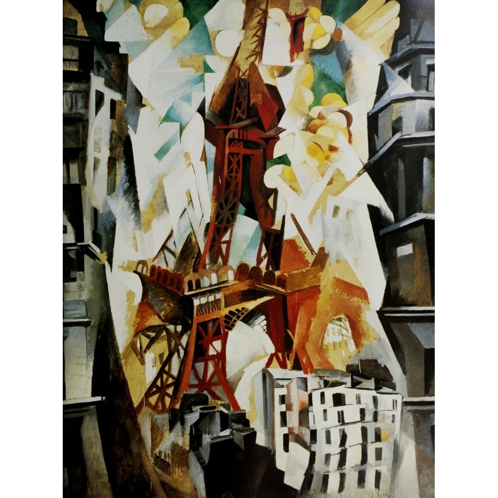 The Eiffel Tower 1911-23 Poster Print by Robert Delaunay Image 2