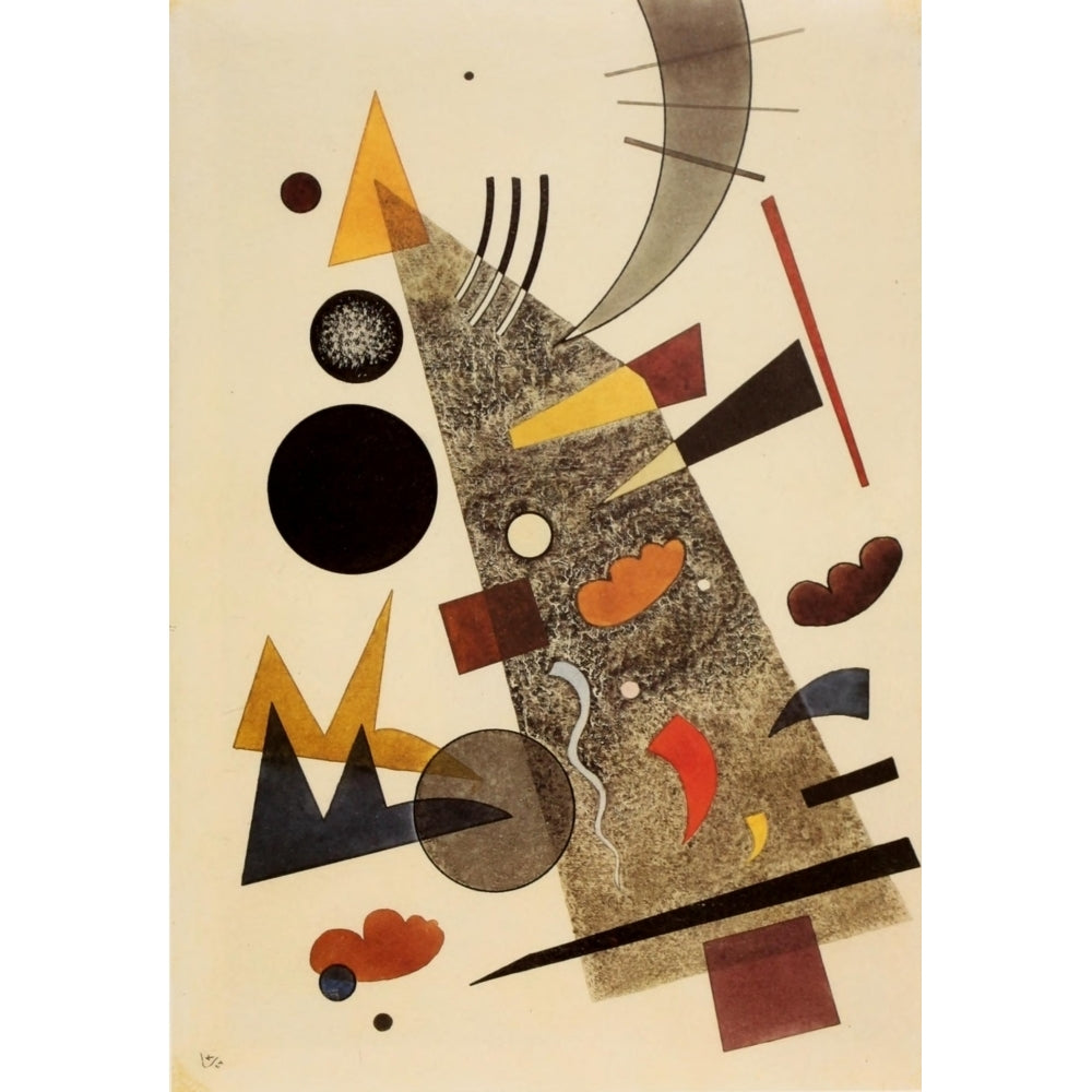 Grey 1924 Poster Print by Wassily Kandinsky Image 1