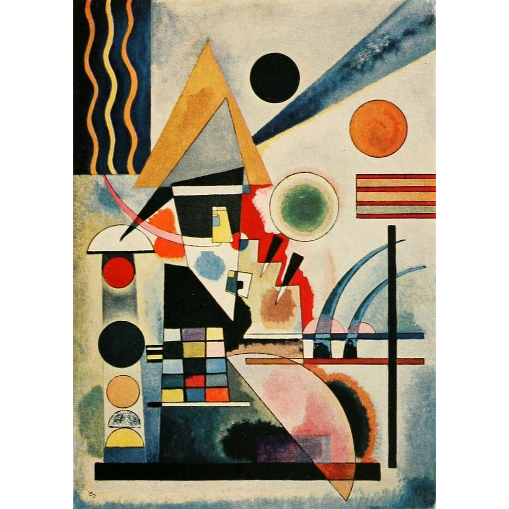 Swinging no.291 1925 Poster Print by Wassily Kandinsky Image 1