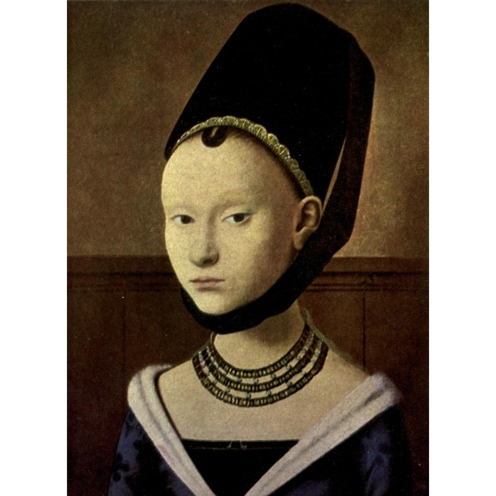 Old Masters 1900 Portrait of a young girl Poster Print by Petrus Christus Image 1