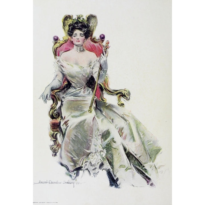 The American Girl 1906 Veritable Queen Poster Print by Howard Chandler Christy Image 1