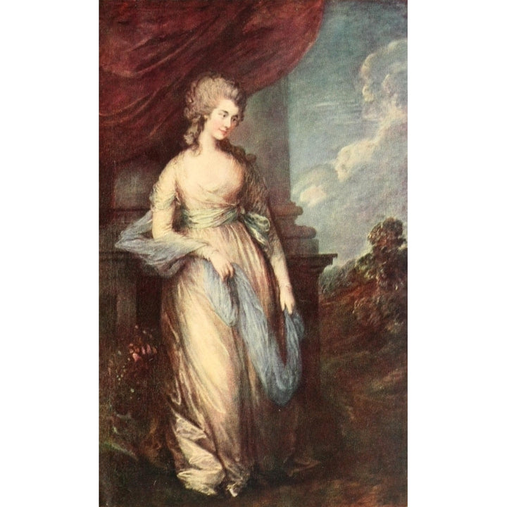 The Duchess of Devonshire History of Art 1911 Poster Print by Thomas Gainsborough Image 1