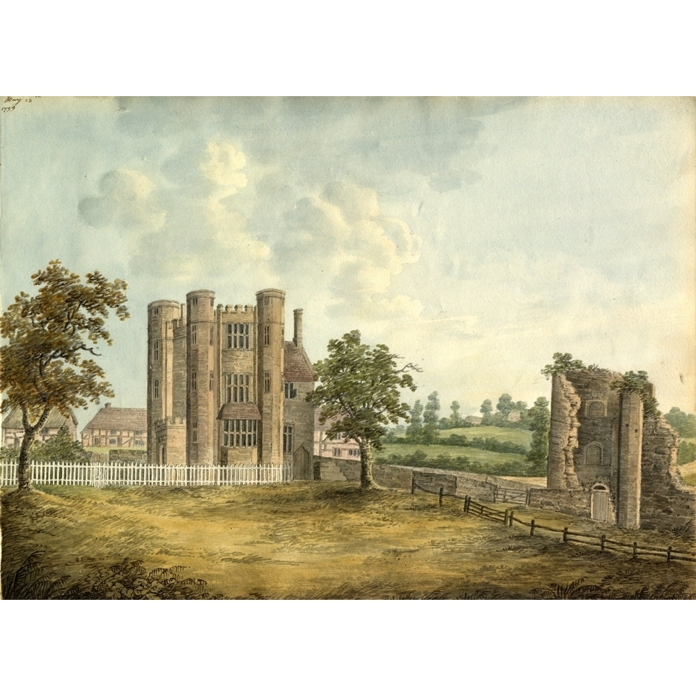 Kenilworth Castle 1799 Poster Print by Maria Johnson Image 2