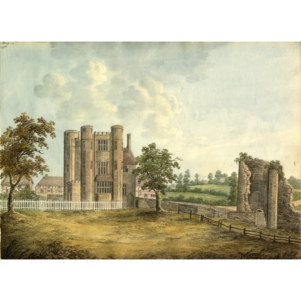 Kenilworth Castle 1799 Poster Print by Maria Johnson Image 1