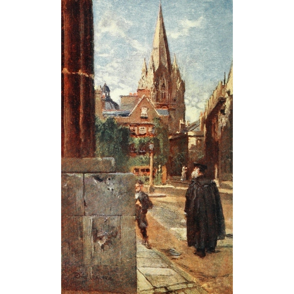 Oxford 1922 University Church of St. Mary Poster Print by John Fulleylove Image 2