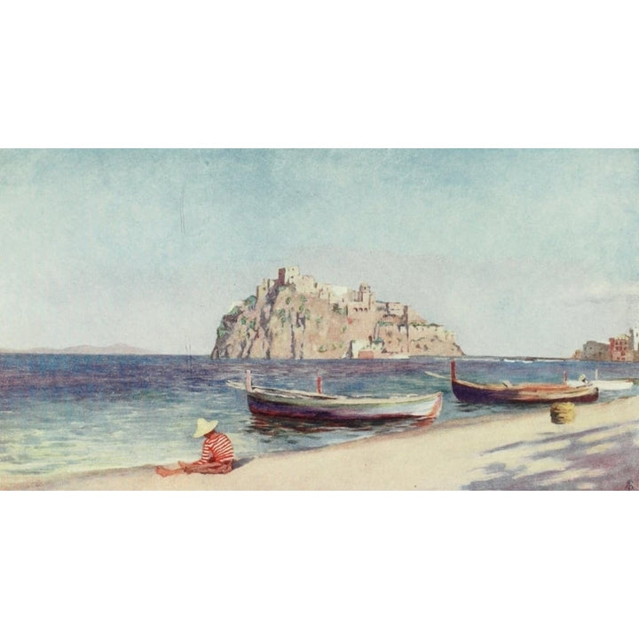 Naples 1904 Castle of the Pescara Ischia Poster Print by Augustine Fitzgerald Image 1