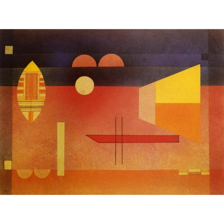 Quiet Assertion 1929 Poster Print by Wassily Kandinsky Image 1