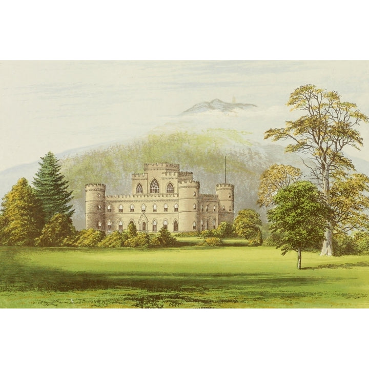 Views of Seats 1880 Inverary Castle Poster Print by A.F. Lydon Image 1