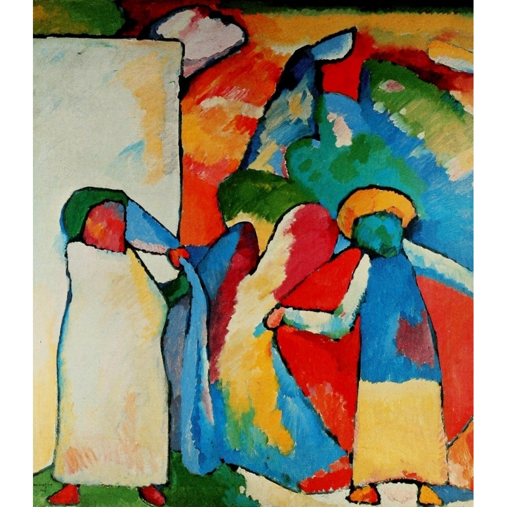 Improvisation no.6 1909 Poster Print by Wassily Kandinsky Image 2