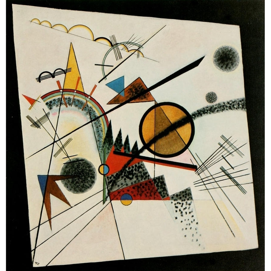 In the Black Square 1923 Poster Print by Wassily Kandinsky Image 1