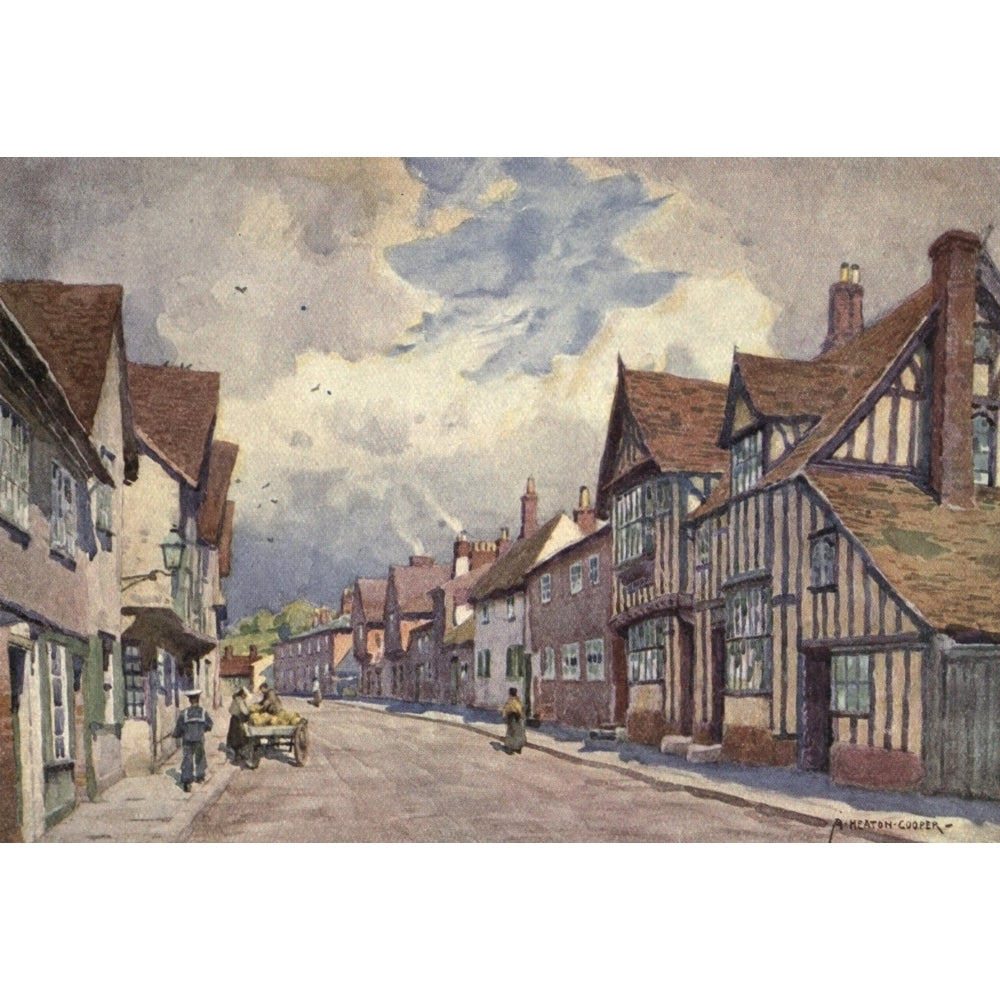 Norfolk and Suffolk 1921 Old Moot Hall Sudbury Poster Print by Alfred Heaton Cooper Image 1