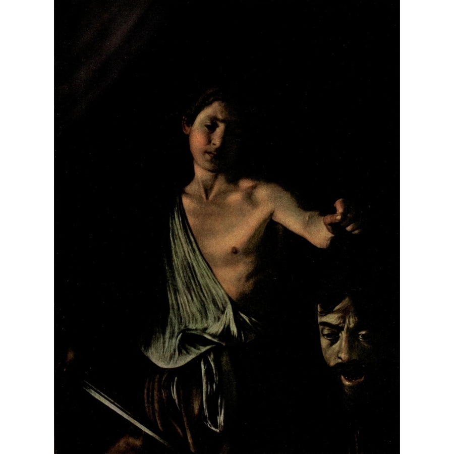 Old Masters 1900 David and Goliath Poster Print by Amerighi da Caravaggio Image 1