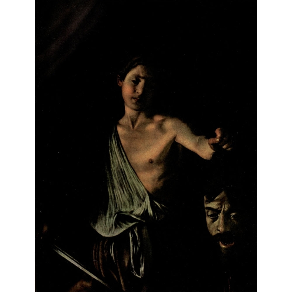 Old Masters 1900 David and Goliath Poster Print by Amerighi da Caravaggio Image 2