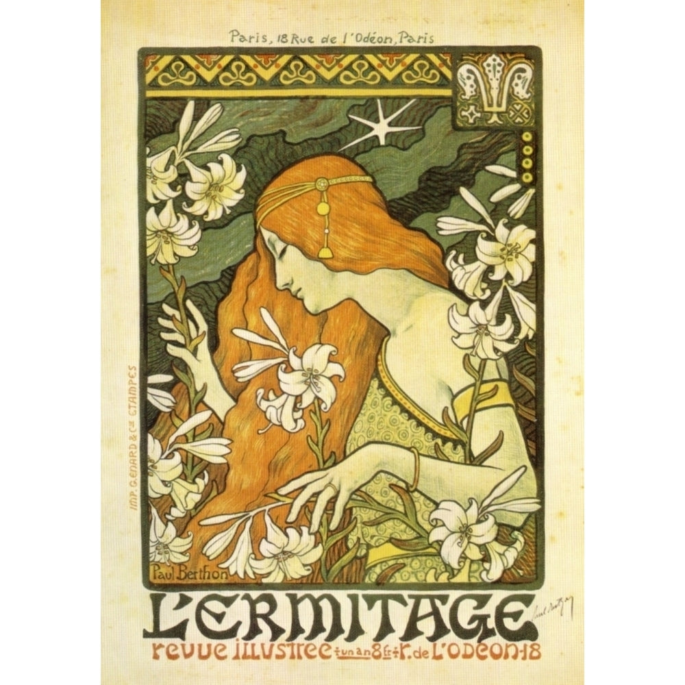 LErmitage c.1897 Poster Print by Paul Berthon Image 1