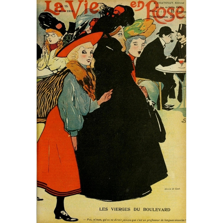 La Vie en Rose 1903 Poster Print by Franciso Javier Gos_ Image 1