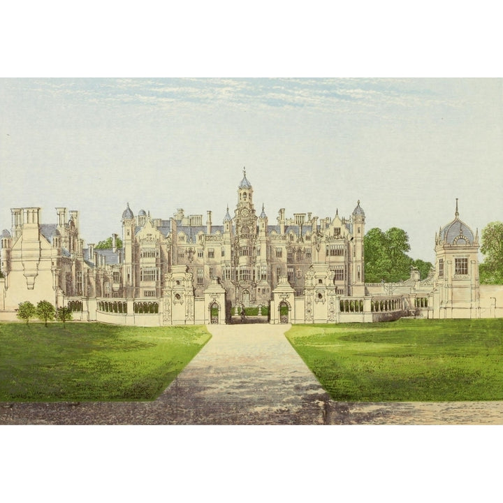 Views of Seats 1880 Harlaxton Manor Poster Print by A.F. Lydon Image 1