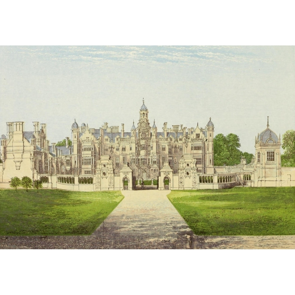 Views of Seats 1880 Harlaxton Manor Poster Print by A.F. Lydon Image 2