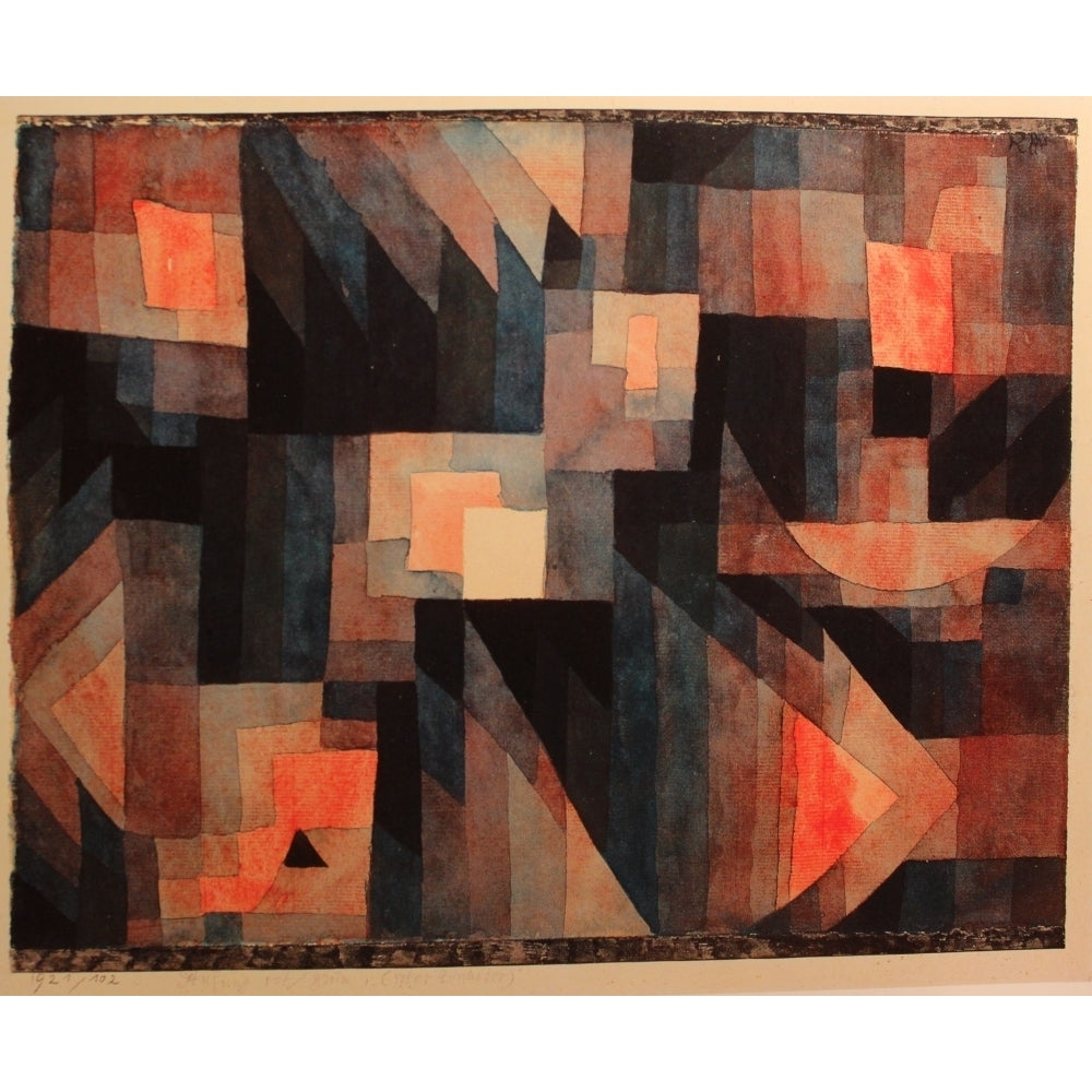 Abstract 1921 Poster Print by Paul Klee Image 1