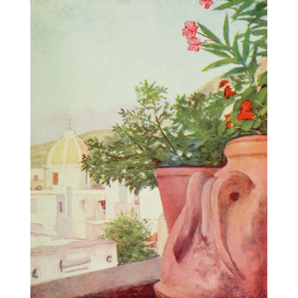 Naples 1904 View of Forio Ischia Poster Print by Augustine Fitzgerald Image 1