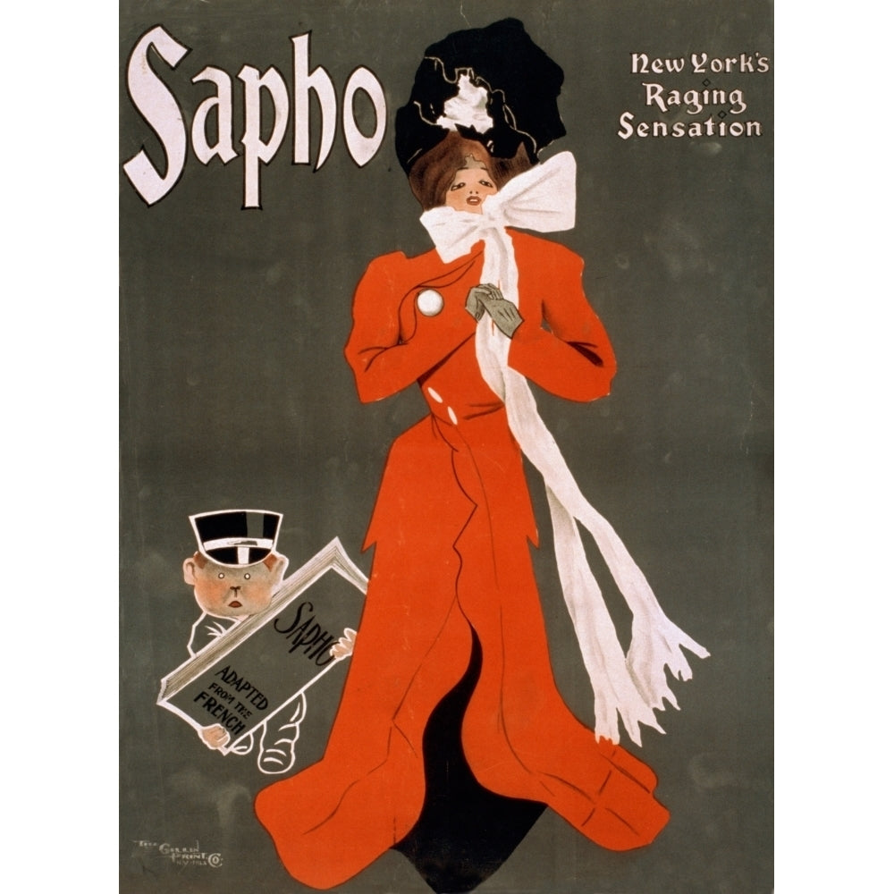 Gillin Print. Co. Sapho 1900 Poster Print by Gillin Print. Co. Image 2