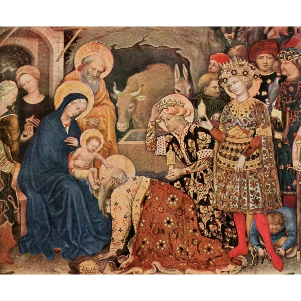 Adoration of the Kings 1924 Adoration of the Magi Poster Print by Gentile da Fabriano Image 2