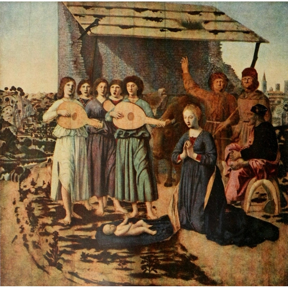 National Gallery 1912 Nativity Poster Print by Piero Della Francesco Image 1