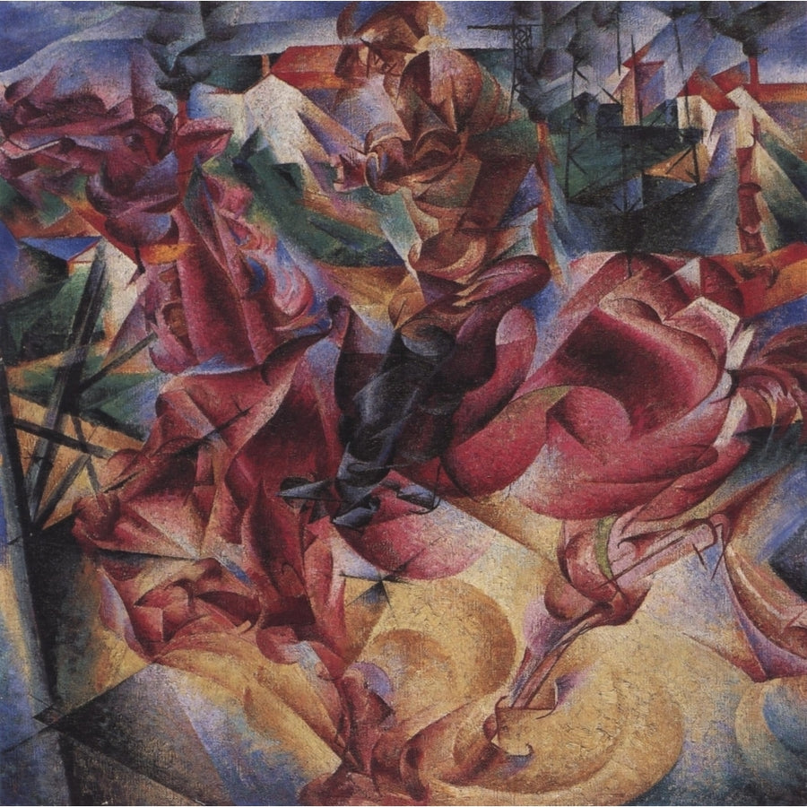 Elasticity 1912 Poster Print by Umberto Boccioni Image 1