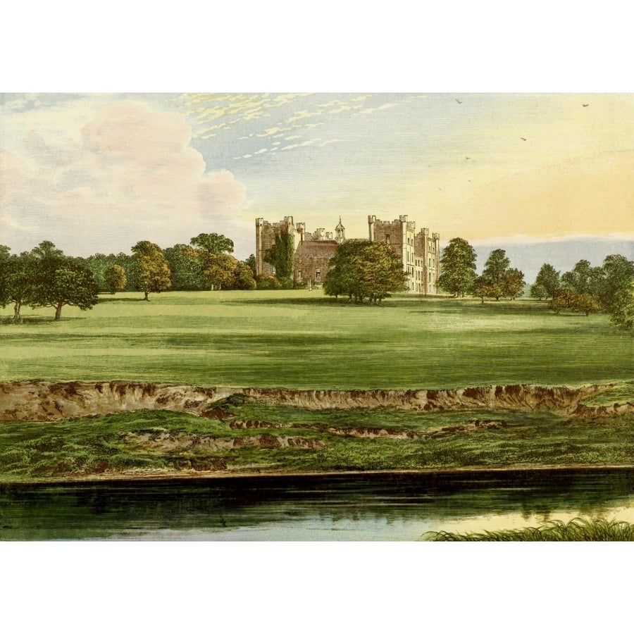 Views of Seats 1880 Lumley Castle Poster Print by A.F. Lydon Image 1