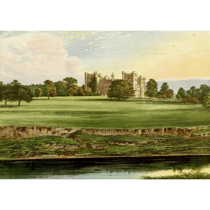 Views of Seats 1880 Lumley Castle Poster Print by A.F. Lydon Image 2