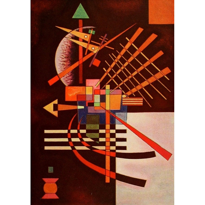 Abstract 1 Poster Print by Wassily Kandinsky Image 1