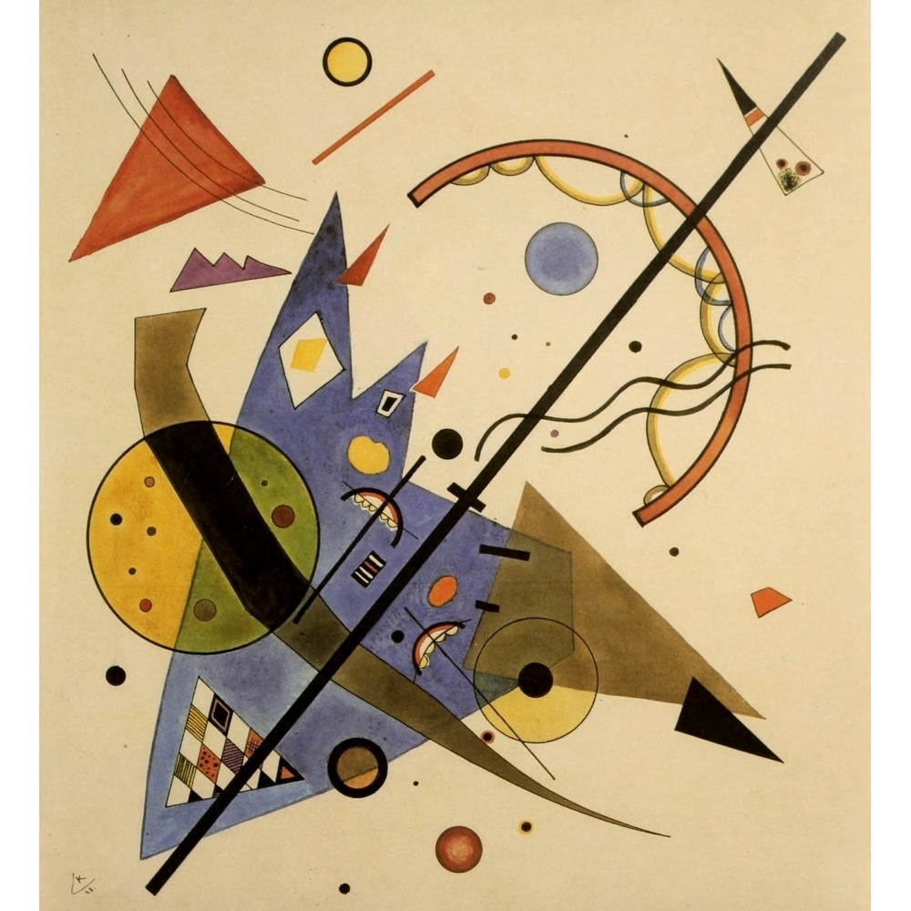 Bow and Arrow 1923 Poster Print by Wassily Kandinsky Image 1