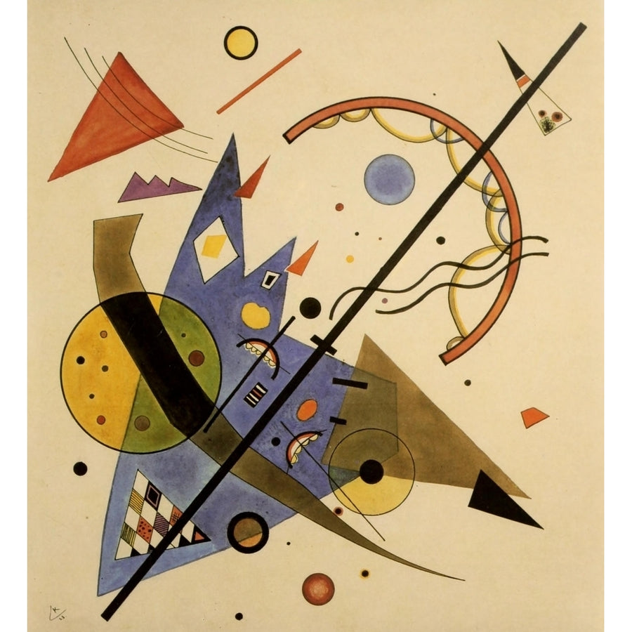 Bow and Arrow 1923 Poster Print by Wassily Kandinsky Image 1