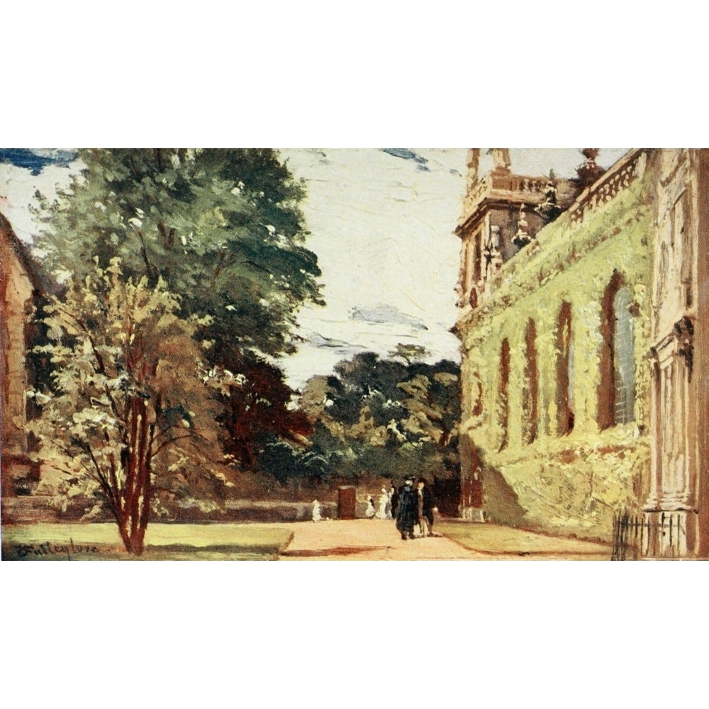 Oxford 1922 Trinity College Poster Print by John Fulleylove Image 2